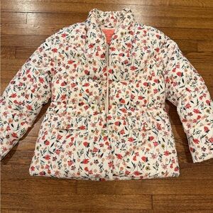 J. Crew Women’s Floral Puffer Jacket